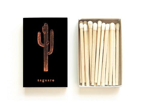 Saguaro Cactus Matchbox - Studio Portmanteau