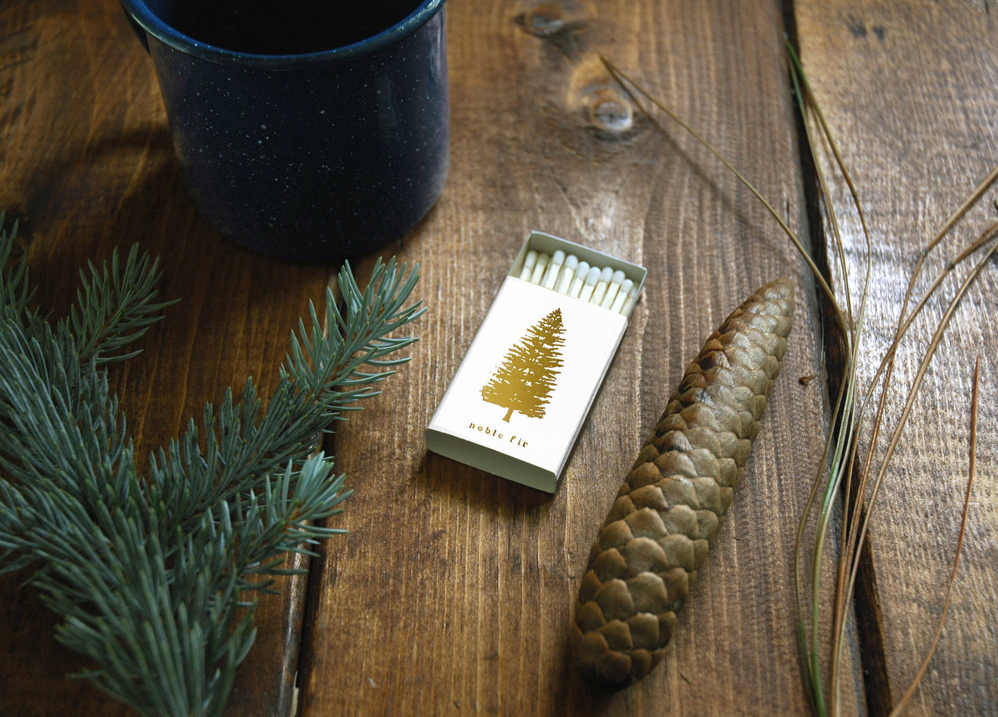 Noble Fir Tree Matchbox - Studio Portmanteau