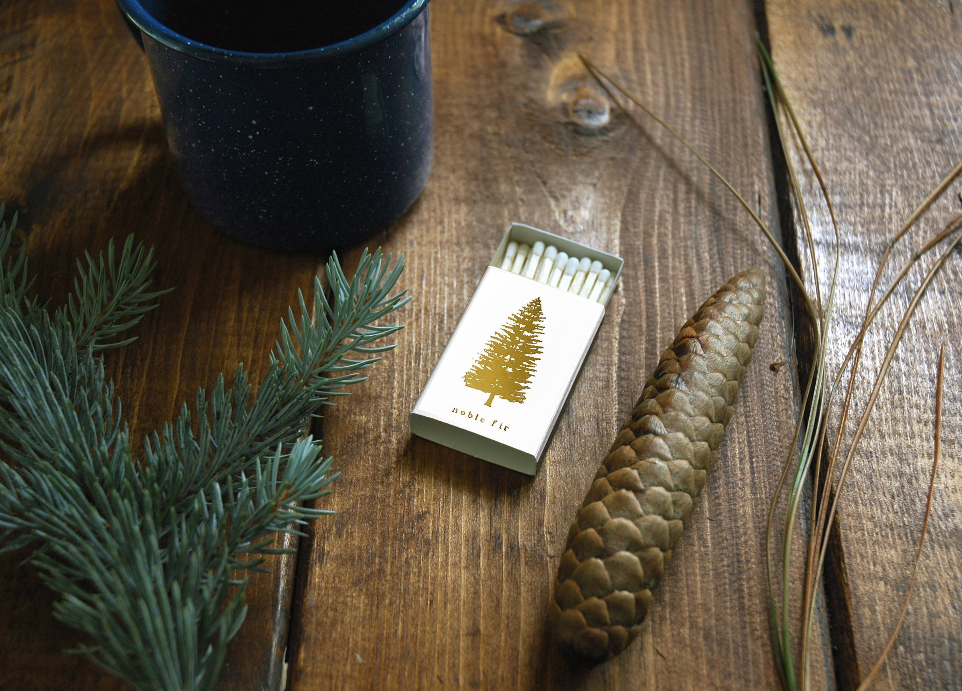 Noble Fir Tree Matchbox - Studio Portmanteau