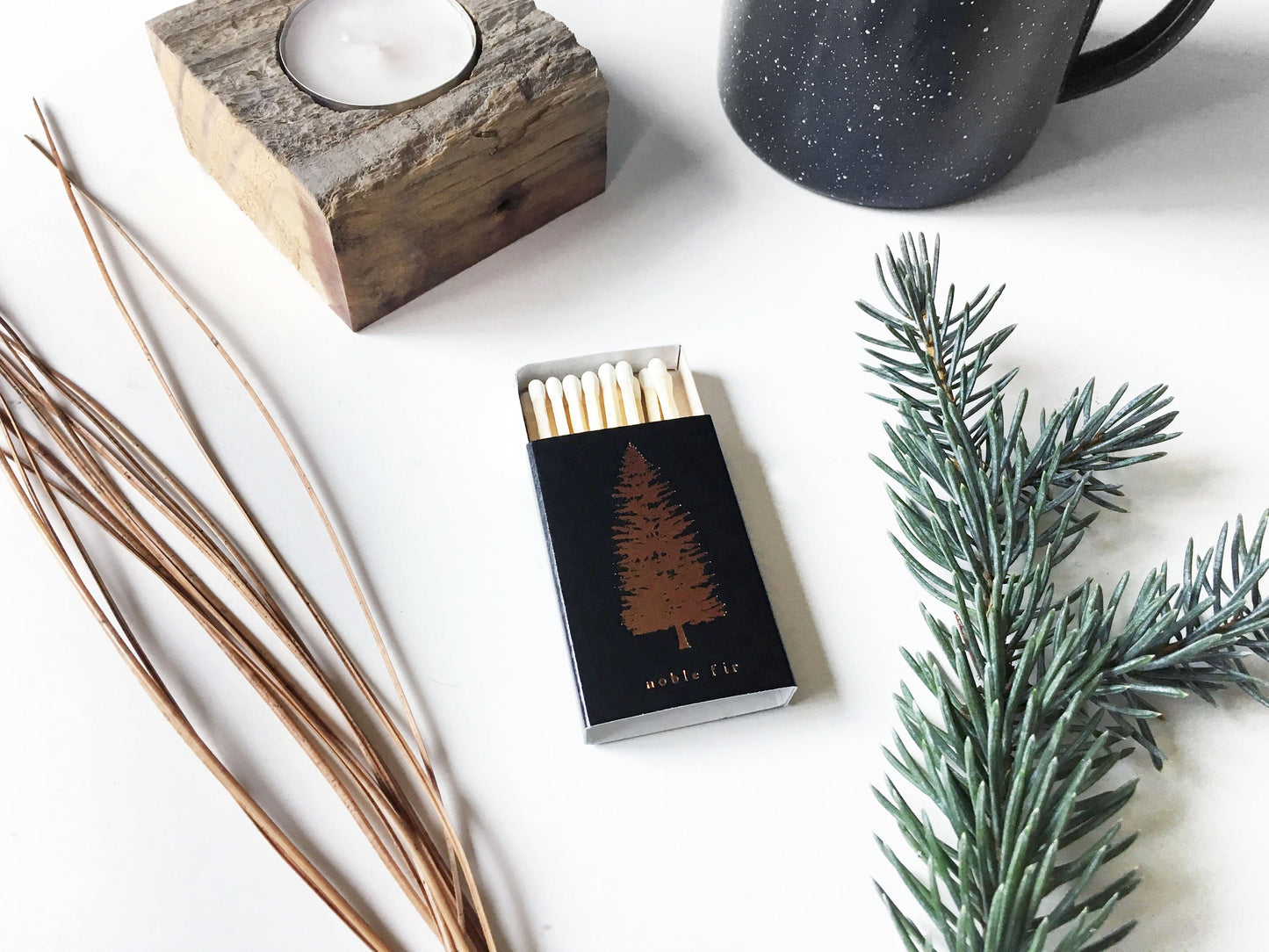 Noble Fir Tree Matchbox - Studio Portmanteau