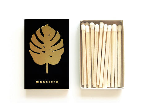 Monstera Leaf Matchbox - Studio Portmanteau