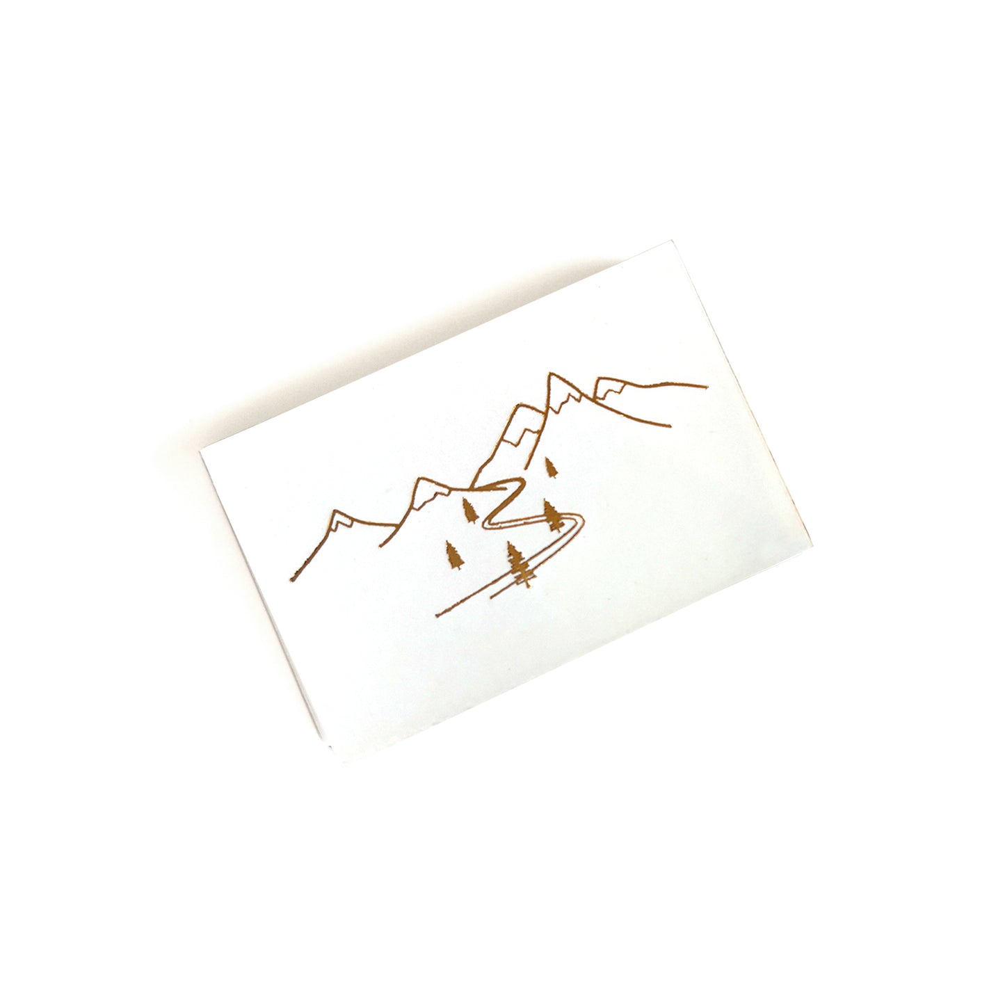 Snow Capped Mountains Matchbox | Hygge Gift | Cozy Candle Tool