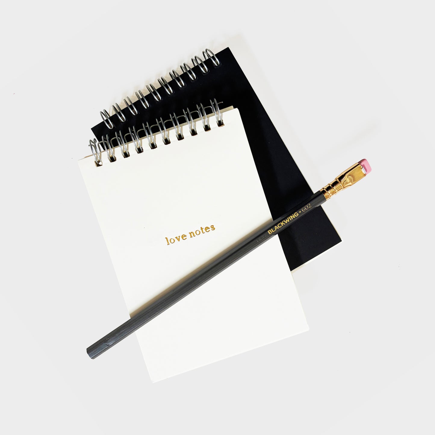 Custom Text Foil Embossed Medium Top Spiral Notebook