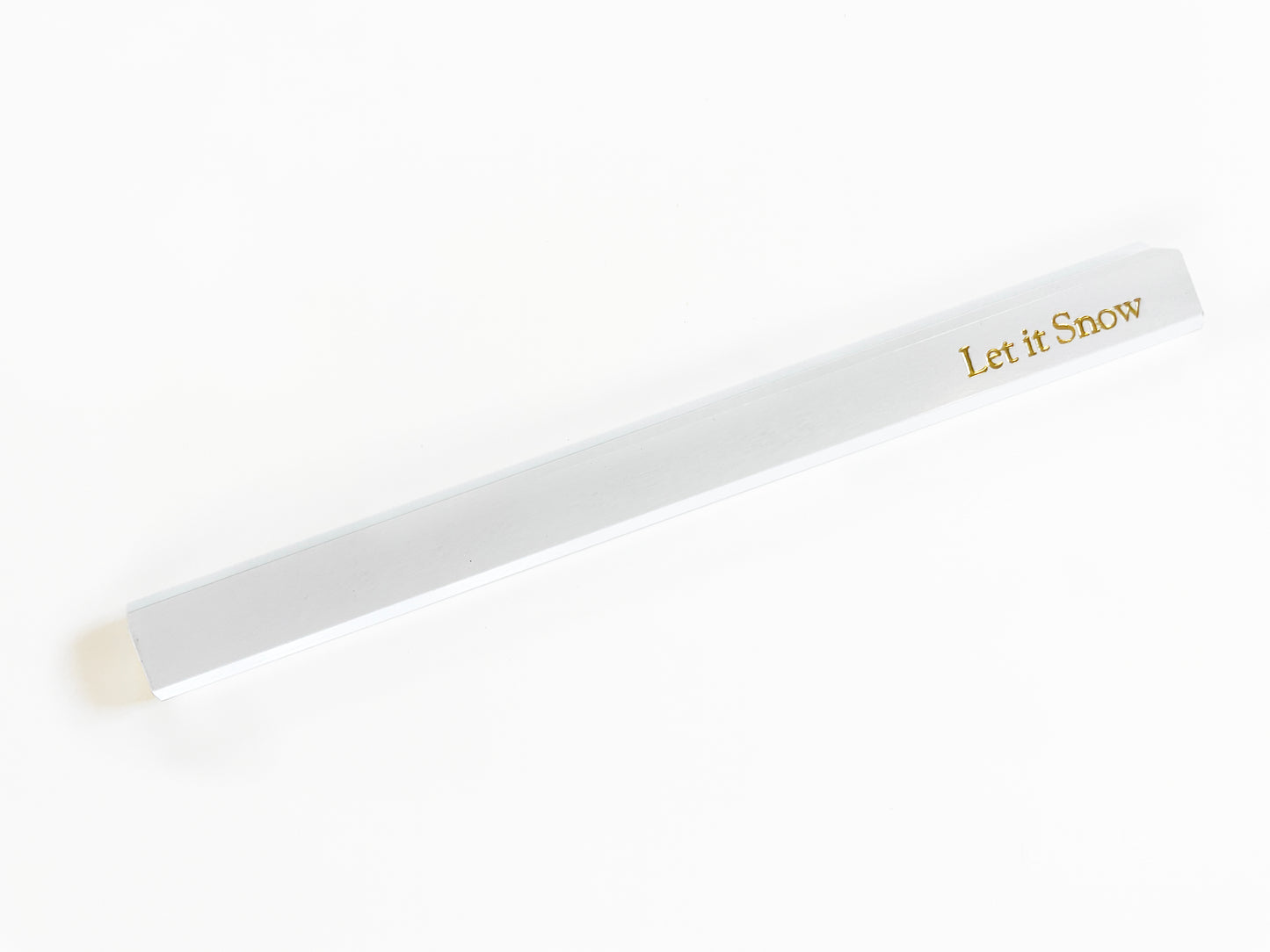 Let it Snow Foil Embossed Carpenter Pencil