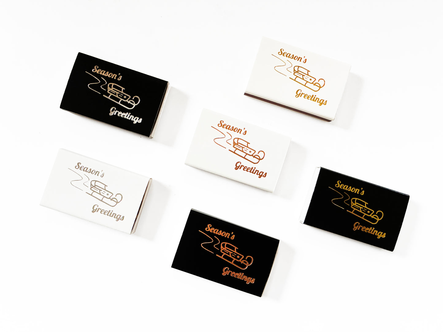 Season's Greetings Matchbox | Holiday Matches