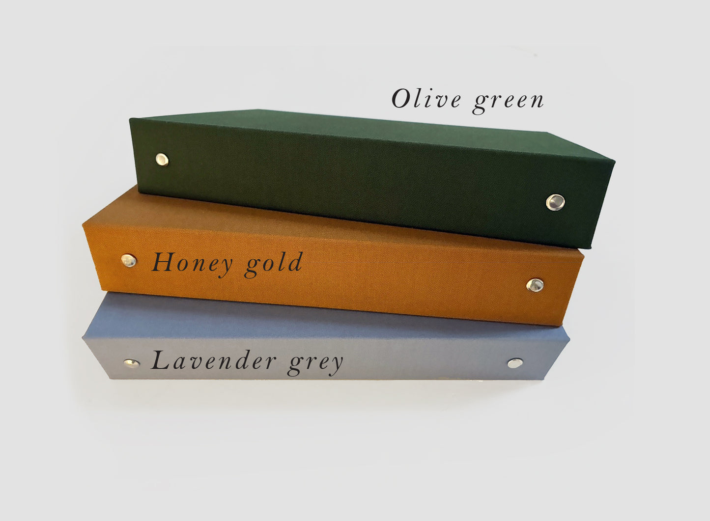 Linen 3-Ring Binder | Half-Letter Size Hardcover Binder