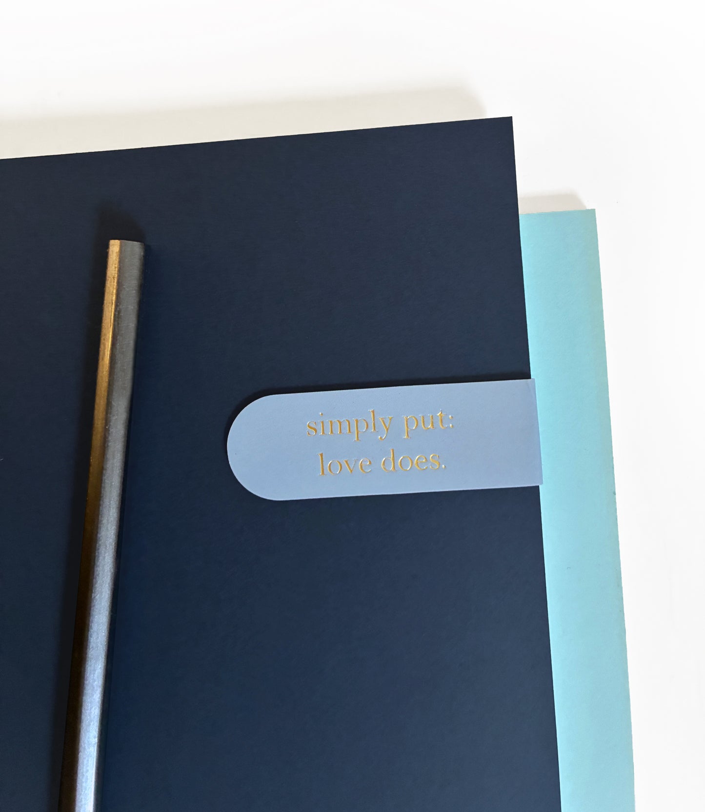 Custom Text Foil Embossed Magnetic Bookmarks