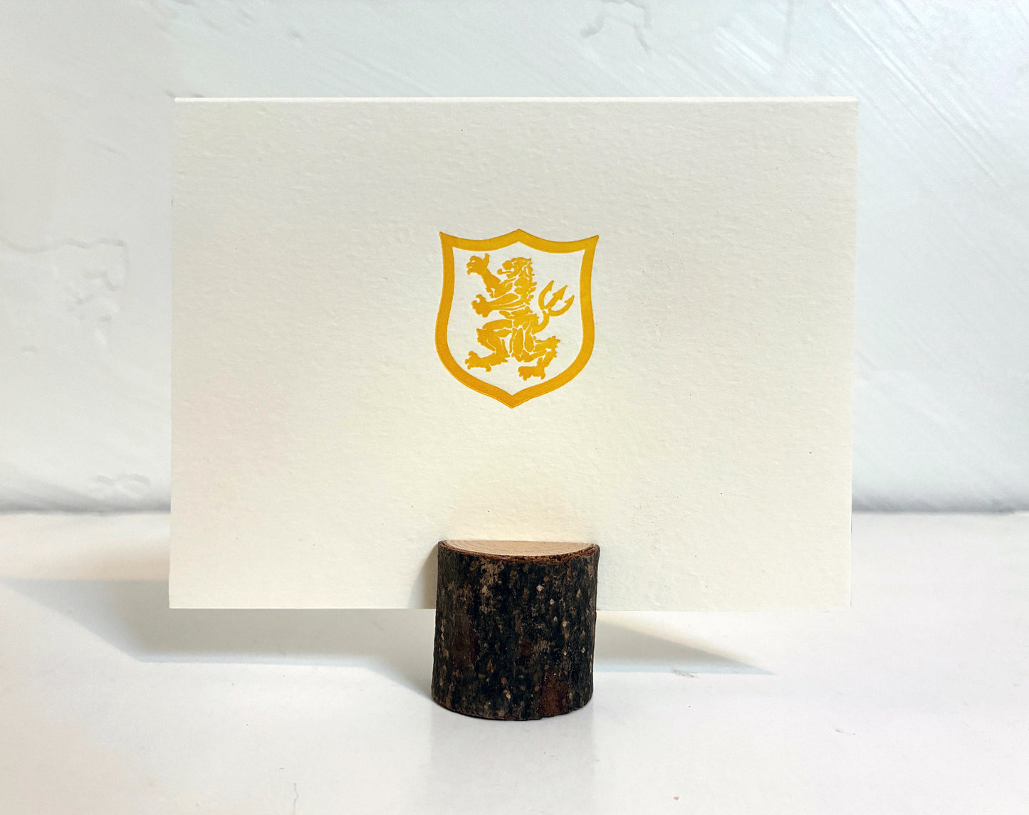 Custom Logo Letterpress Folding Card Stationery Set