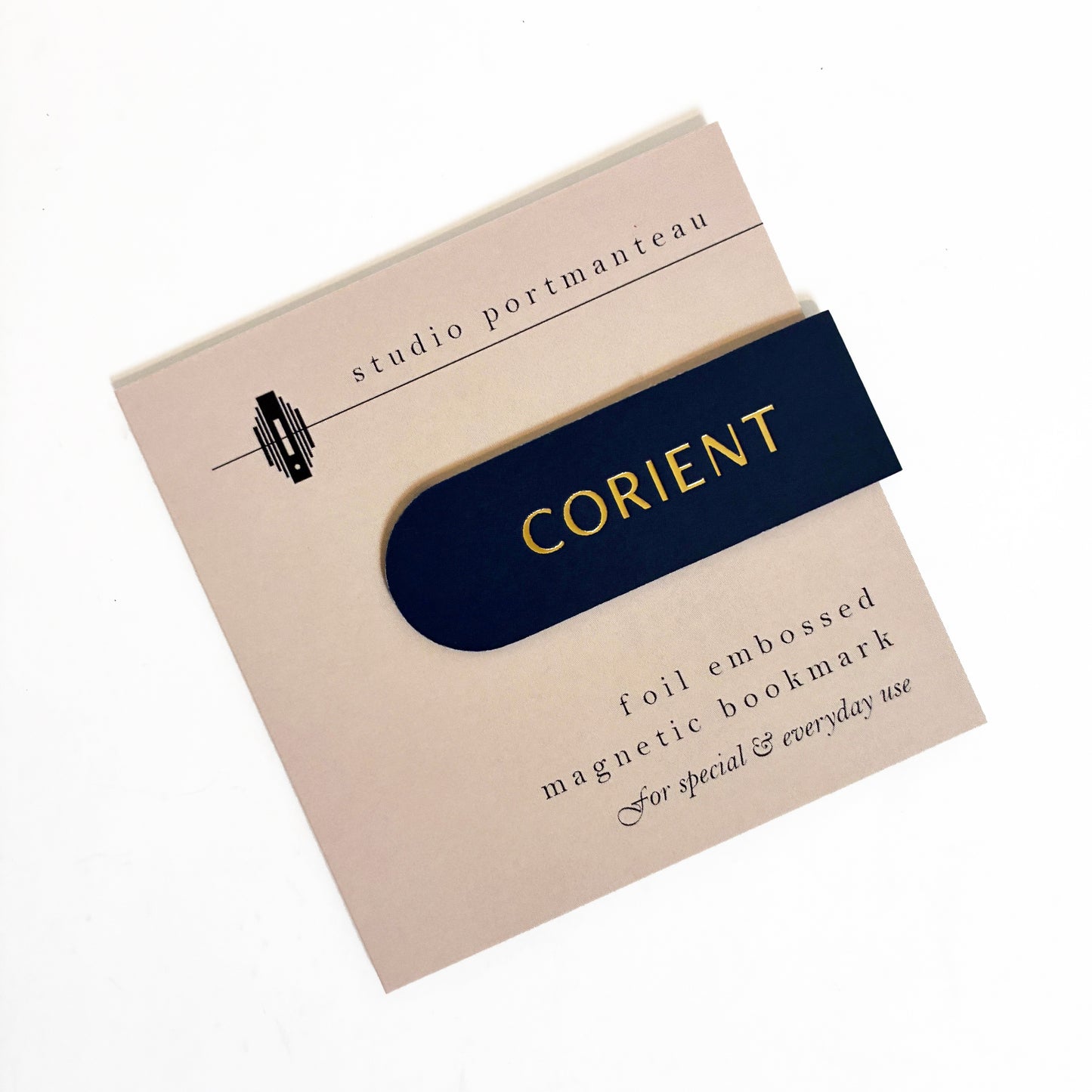 Custom Logo Foil Embossed Magnetic Bookmarks