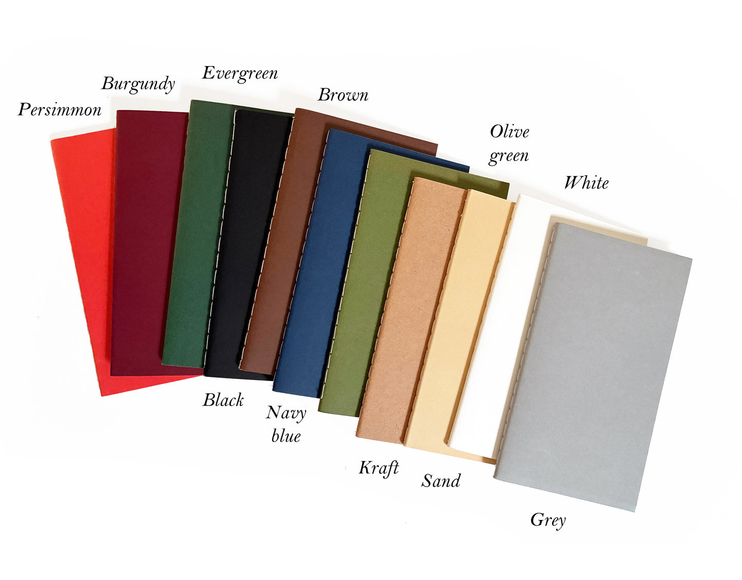 Custom Text Blind Debossed Mini Saddle Stitch Notebook