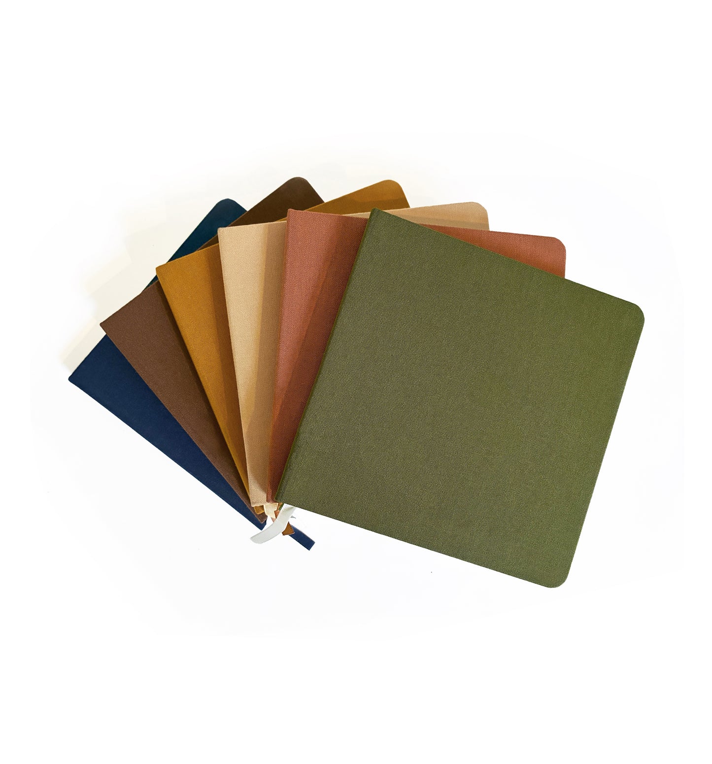 Blank Square Linen Notebook