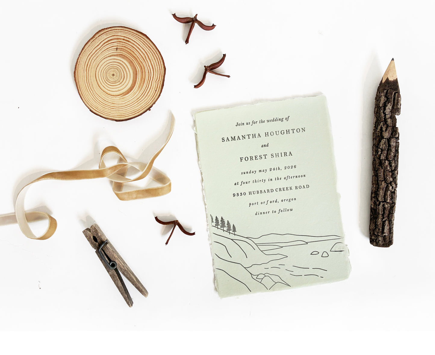 Letterpress Wedding Invitations | The Classic