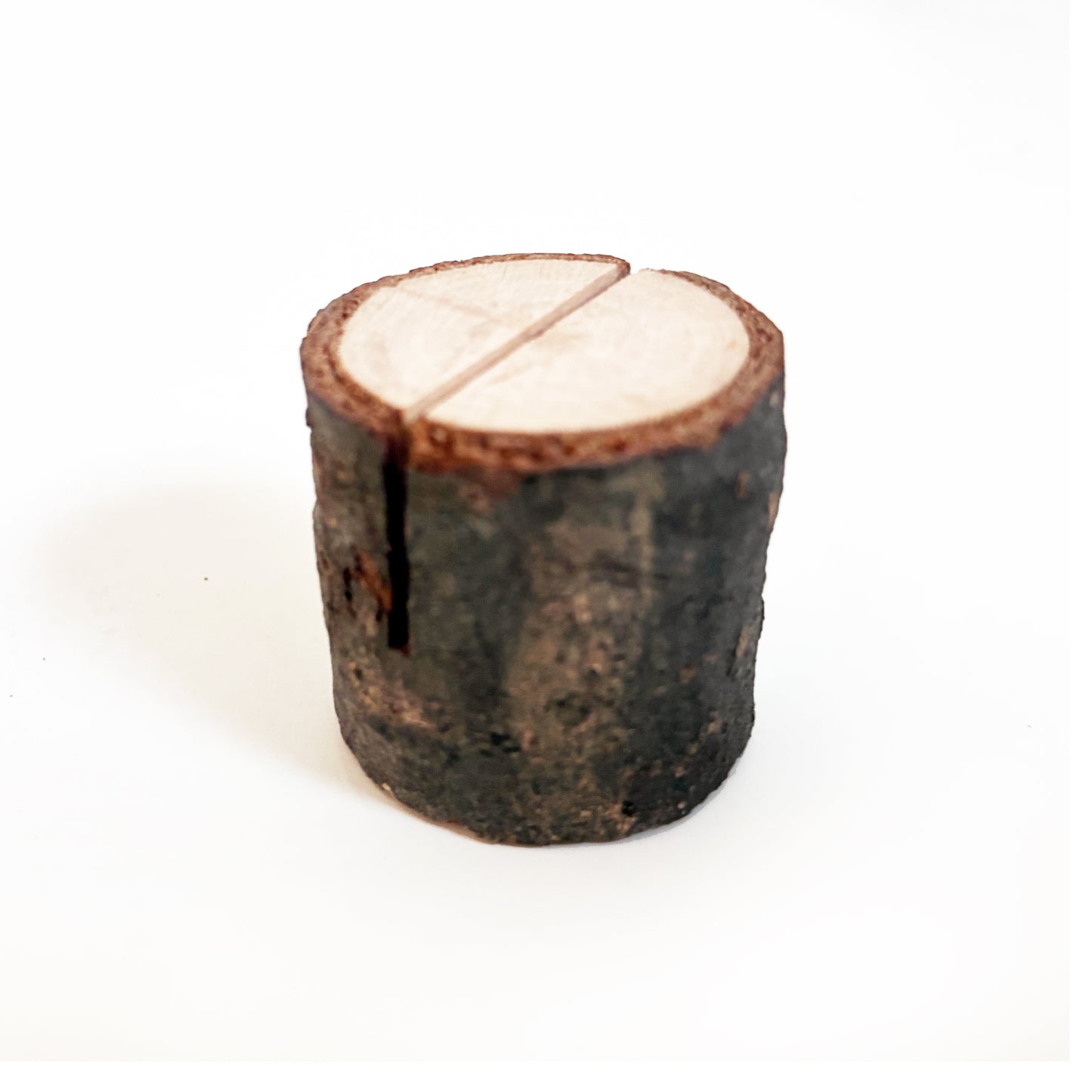 Tree Stump Card Holder | Nature-Inspired Greeting Card Stand