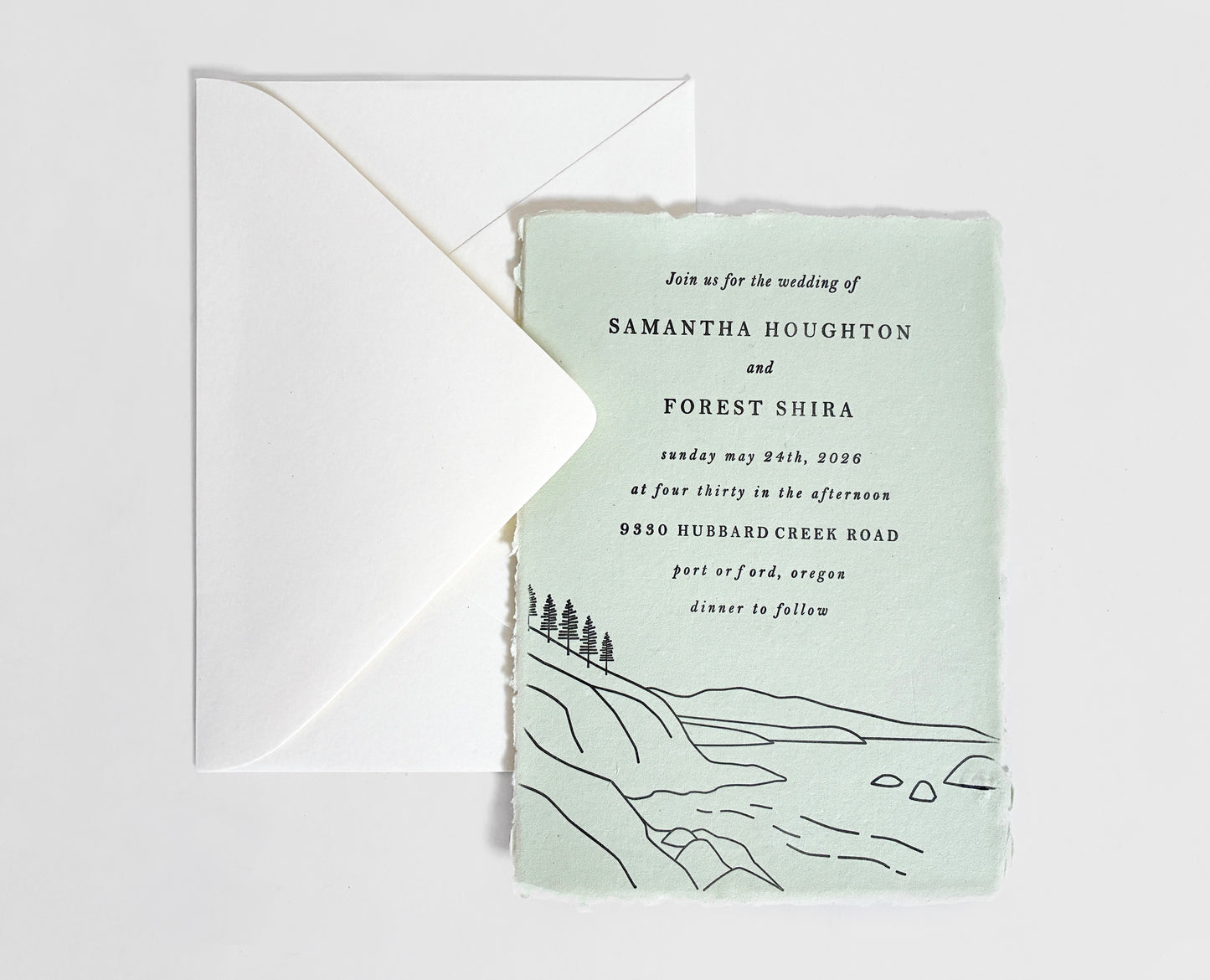 Letterpress Wedding Invitations | The Classic