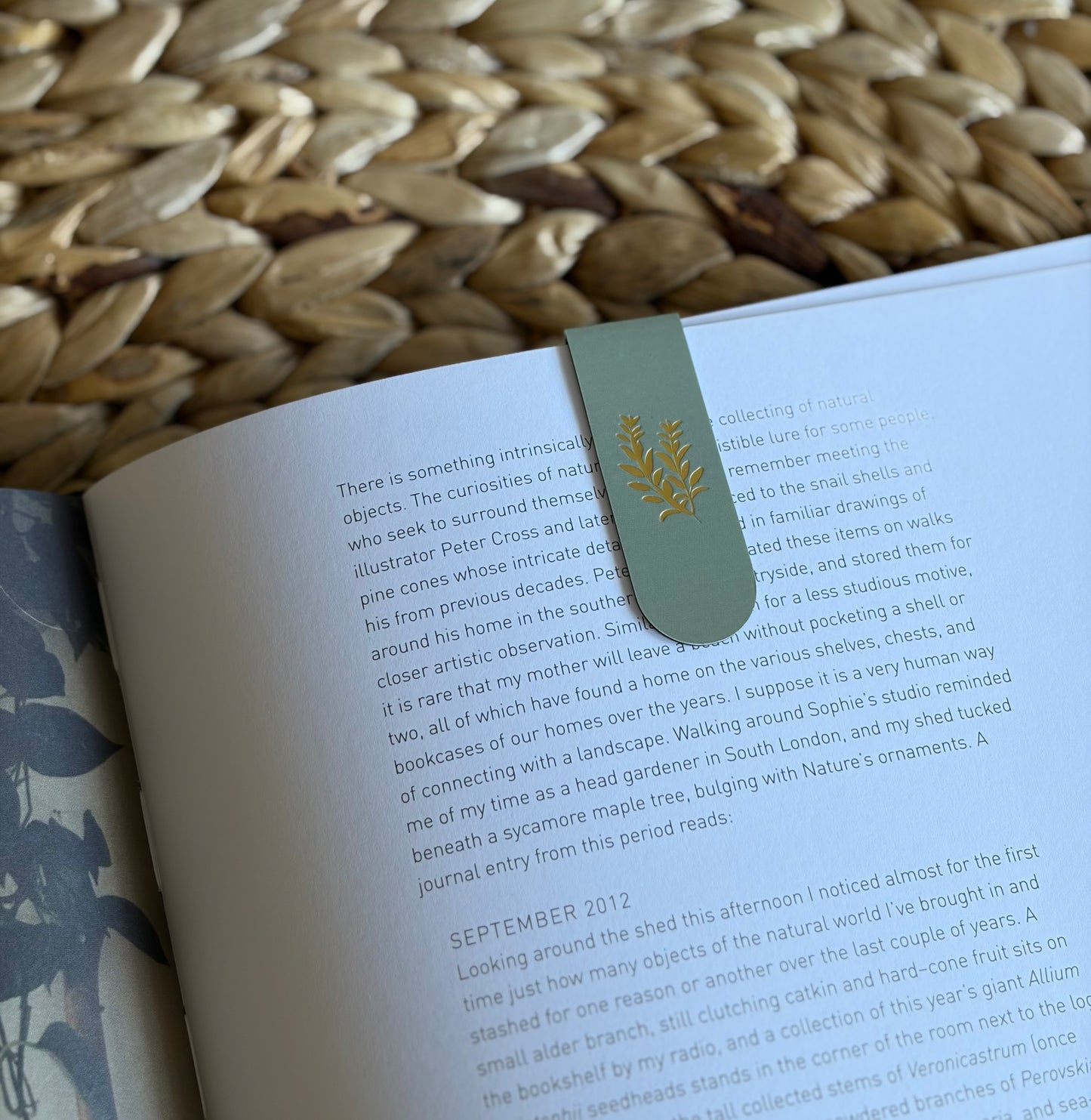 Culinary Herbs Gold Foil Magnetic Bookmark Trio | Chef Gift