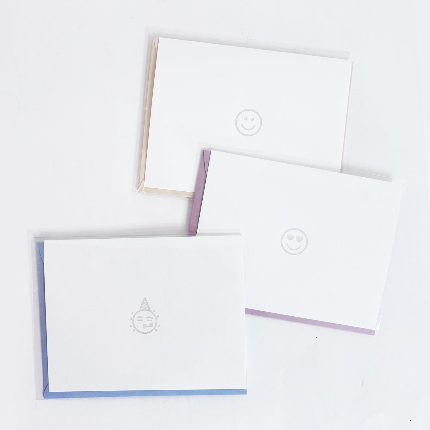 Smiley Face Greeting Card | Emoji Letterpress Card Series