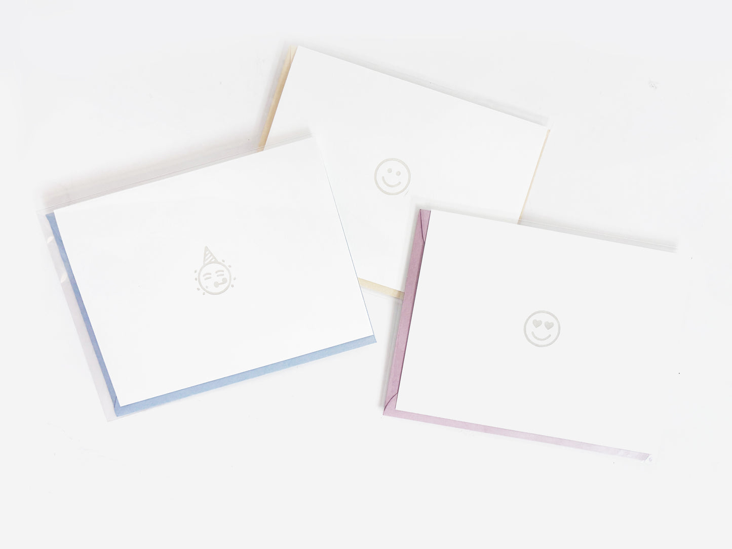 Smiley Face Greeting Card | Emoji Letterpress Card Series