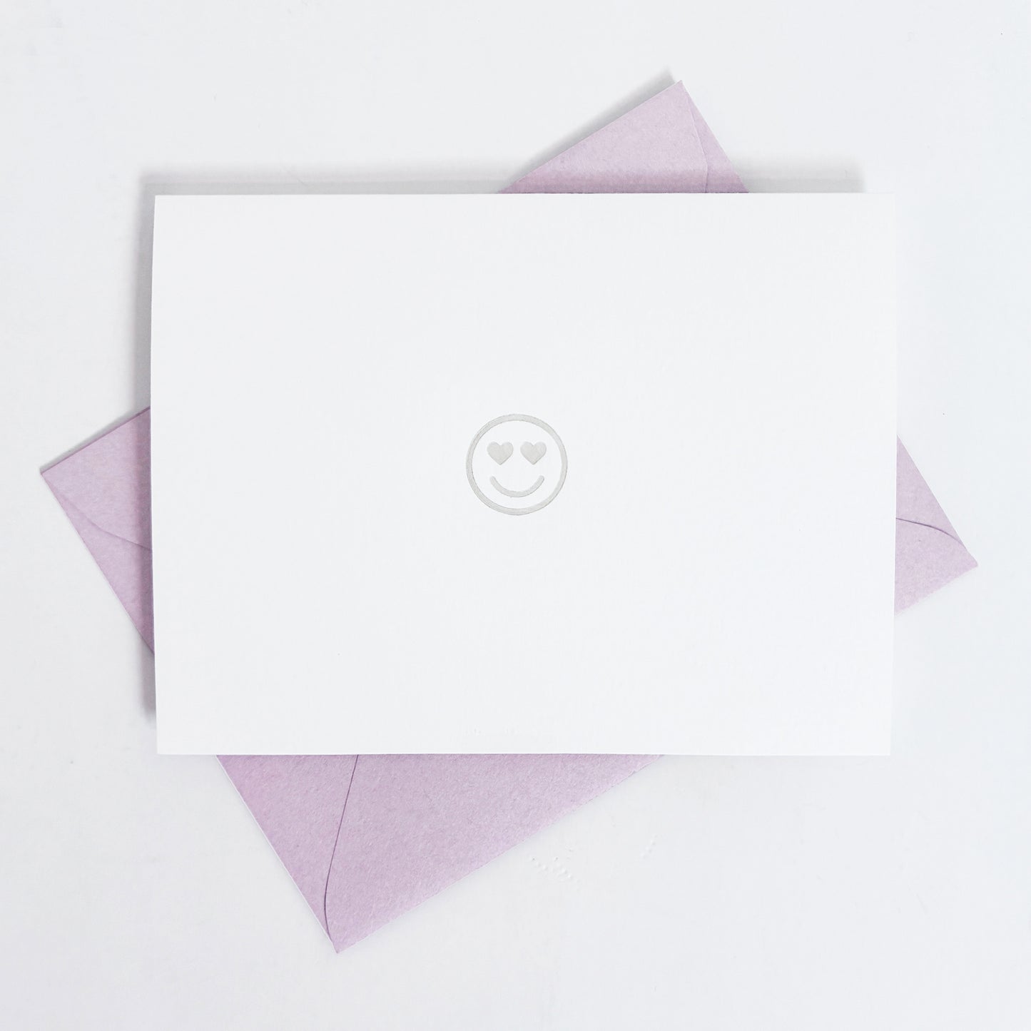 Smiley Face Greeting Card | Emoji Letterpress Card Series