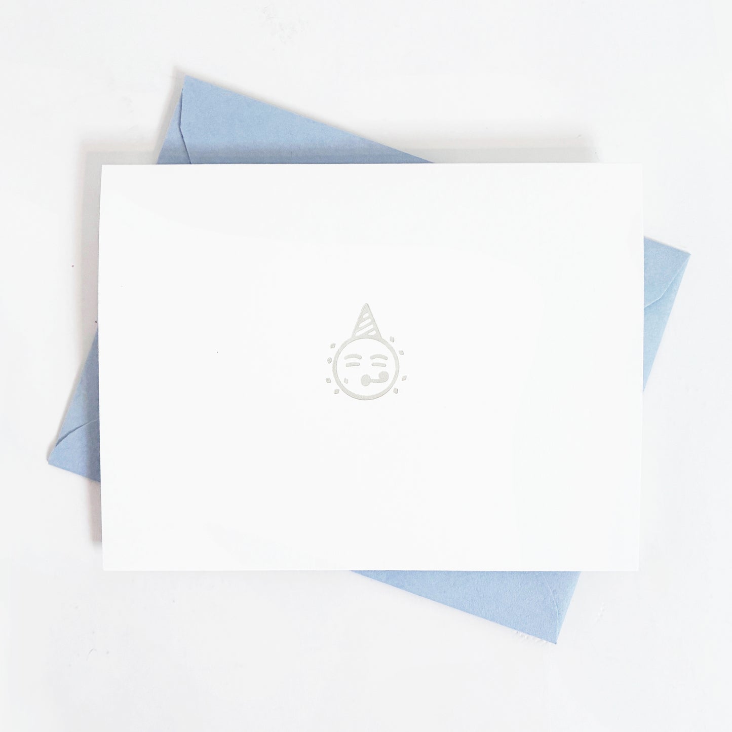 Smiley Face Greeting Card | Emoji Letterpress Card Series