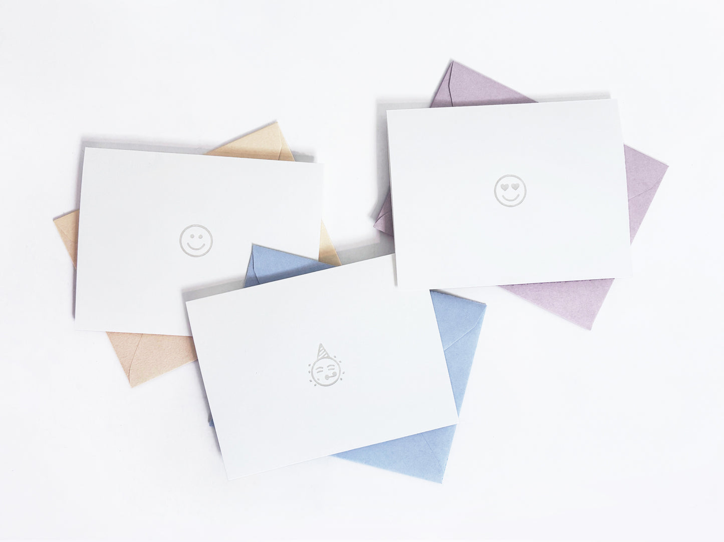 Smiley Face Greeting Card | Emoji Letterpress Card Series