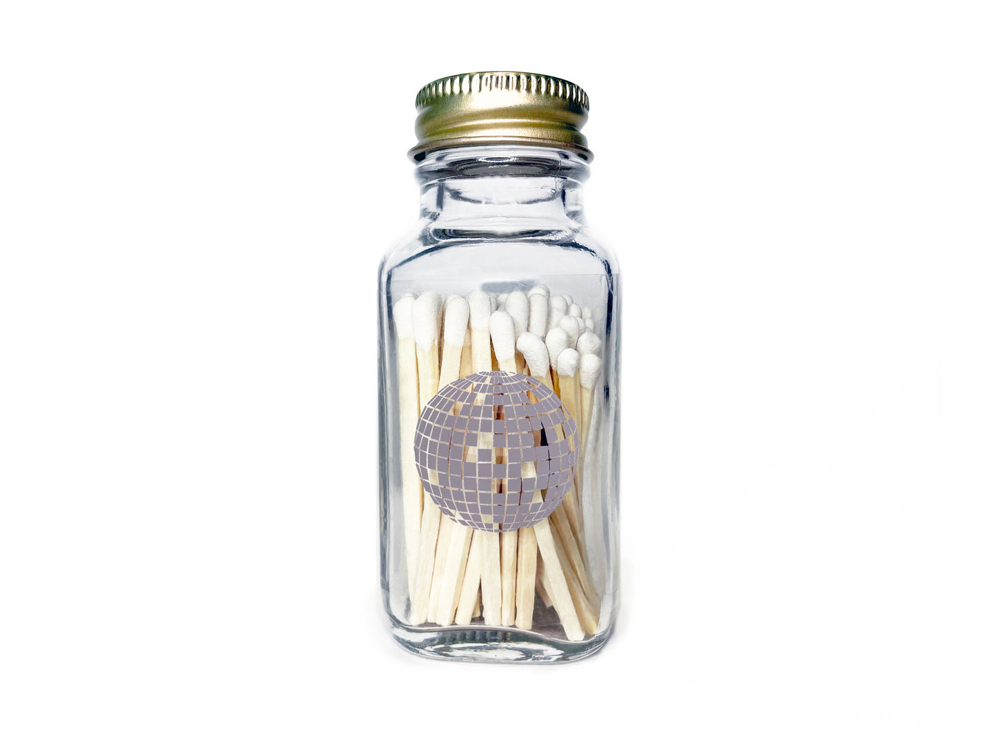 Disco Ball Jar Matches | Pretty Match Holder | Festive Decor