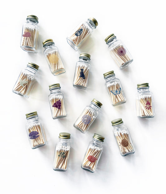 Butterfly Menagerie Jar Matches - Studio Portmanteau