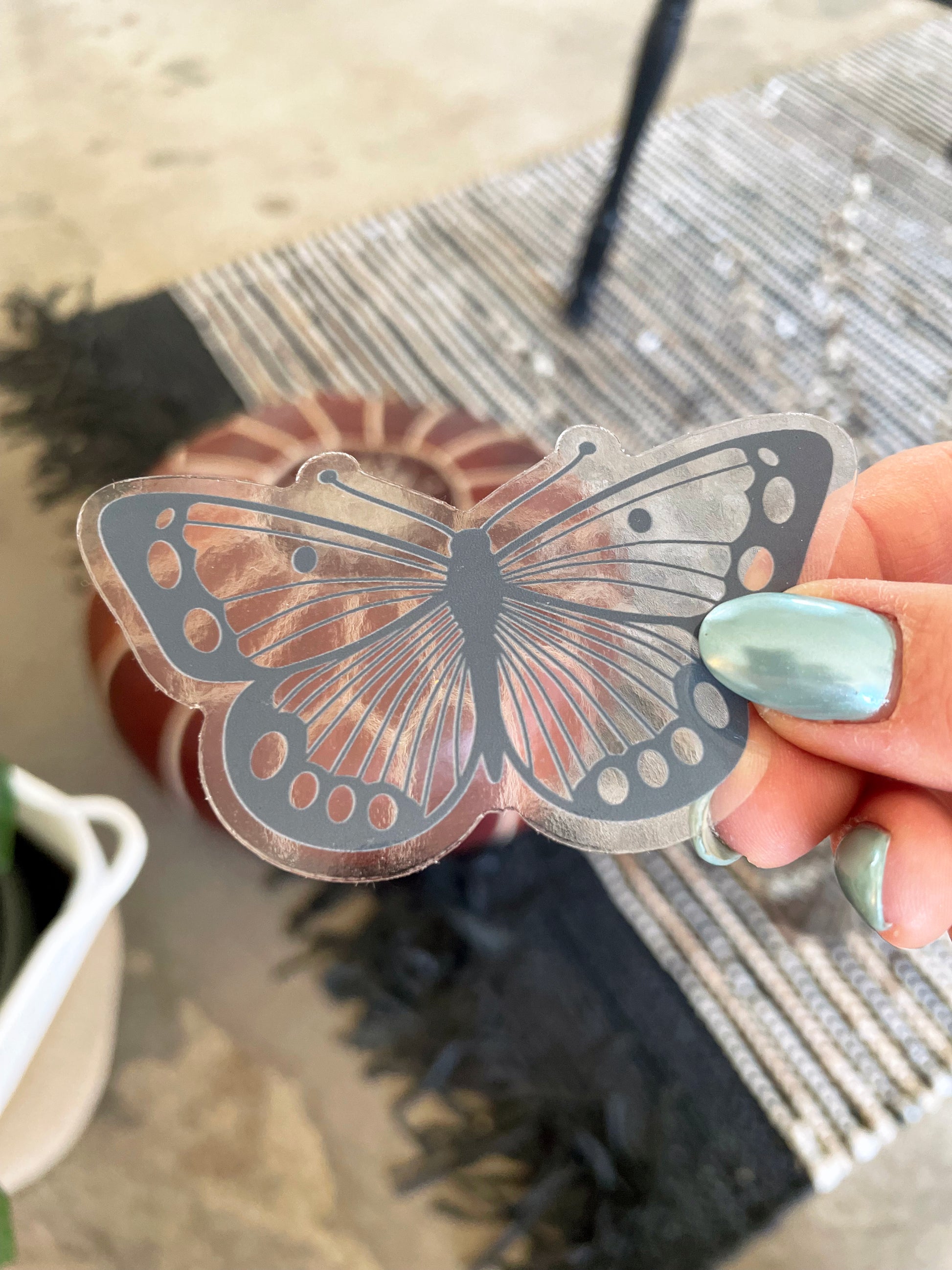 Transparent Butterfly Menagerie Vinyl Sticker - Studio Portmanteau