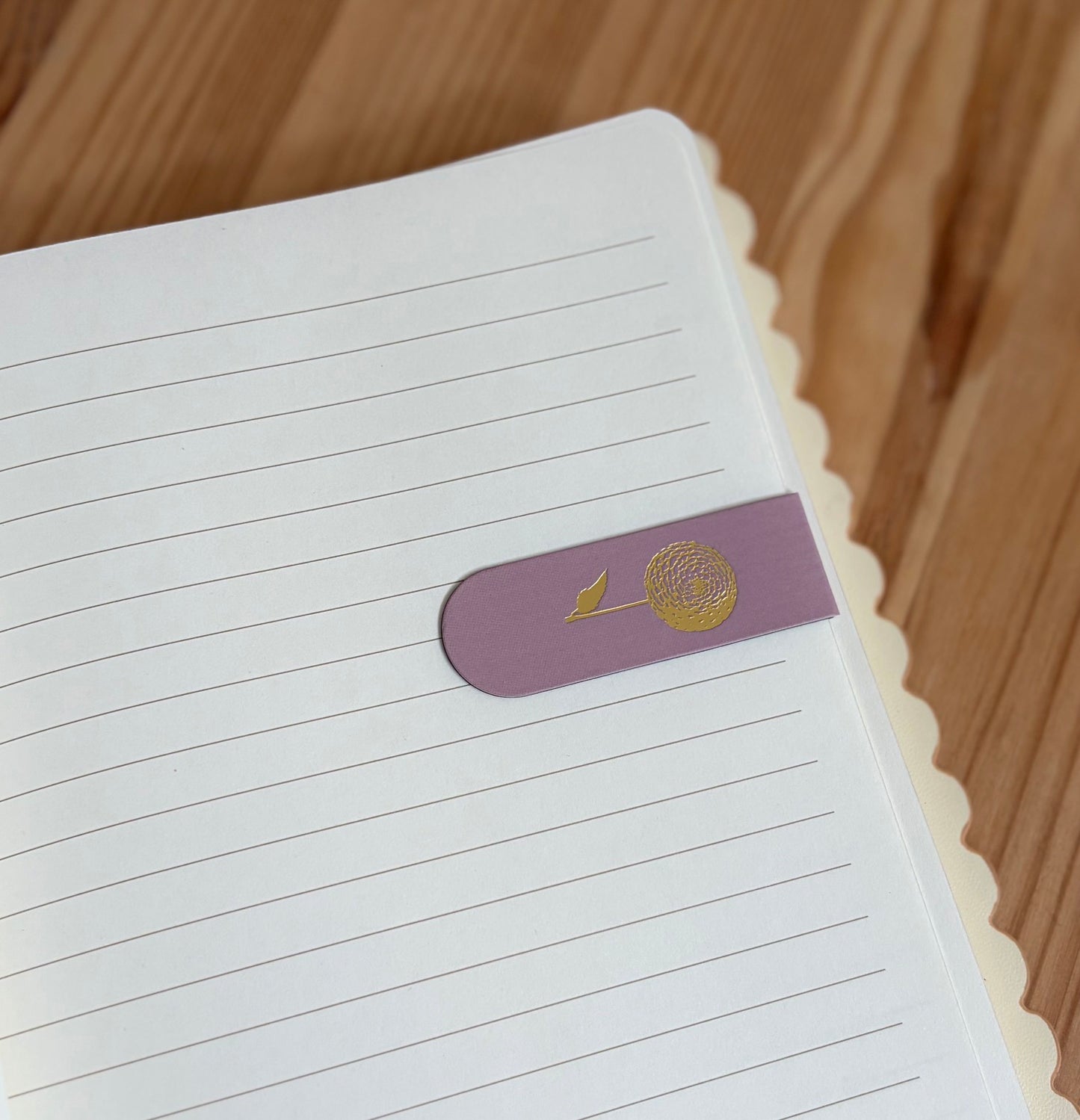 Floral Gold Foil Magnetic Bookmark Set | Pretty Page Markers