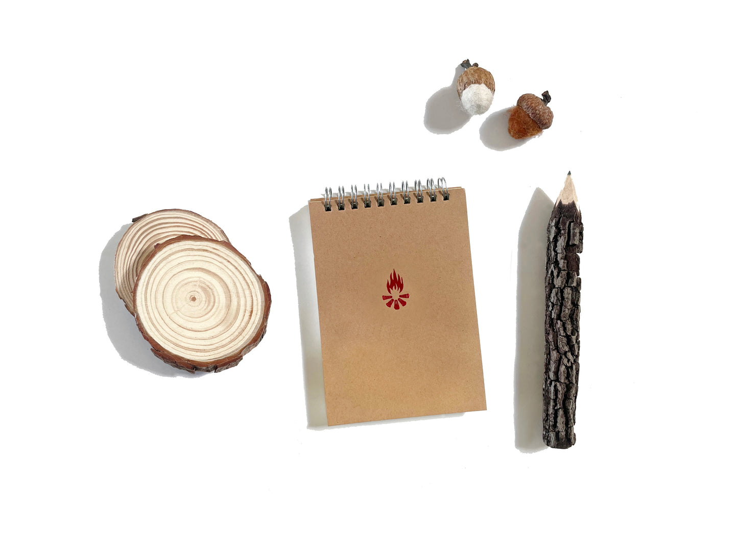 Foil Embossed Tiny Treasures Small Top Spiral Notebook - Studio Portmanteau