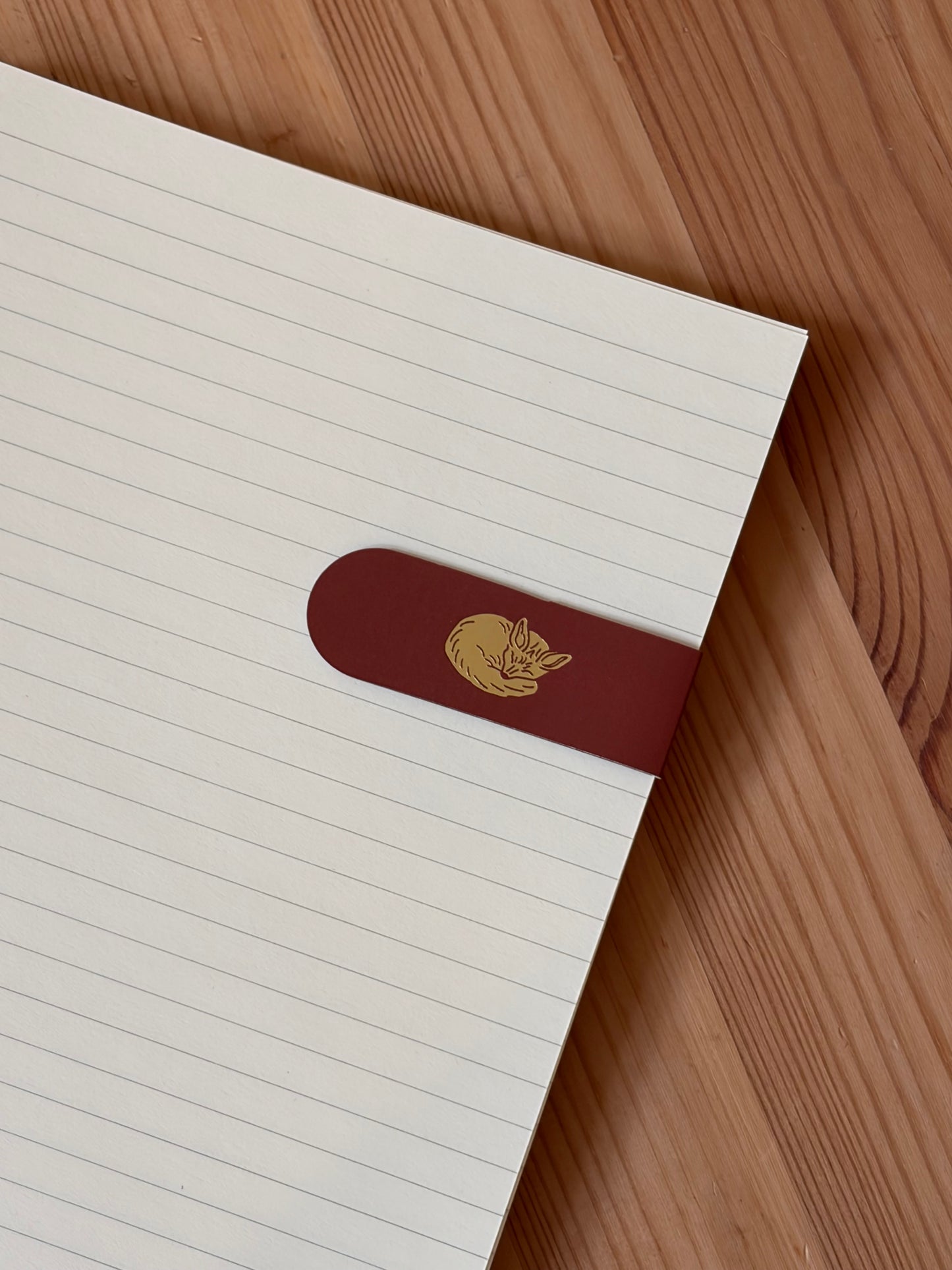 Woodland Treasures Gold Foil Magnetic Bookmark Trio