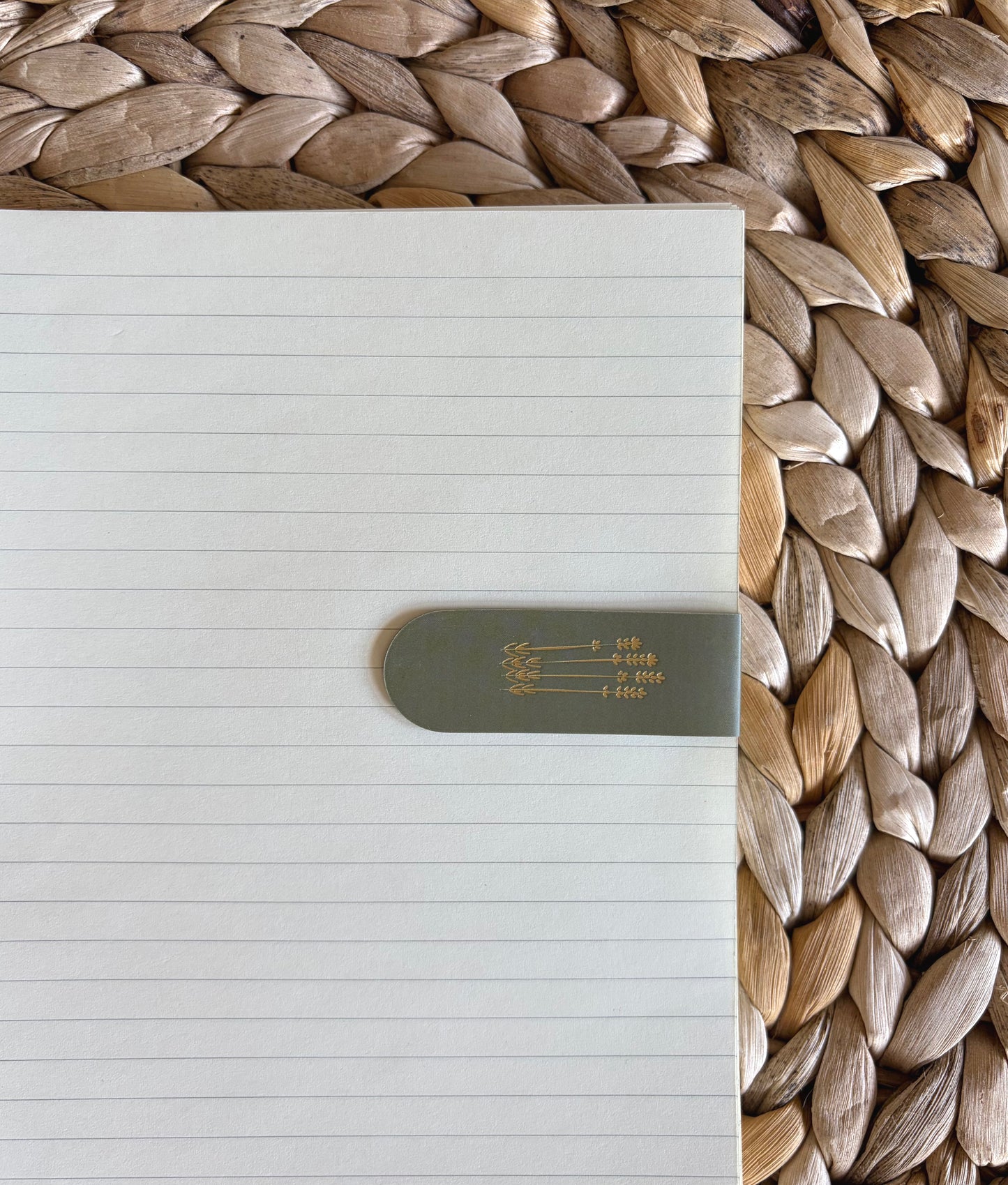 Culinary Herbs Gold Foil Magnetic Bookmark Trio | Chef Gift