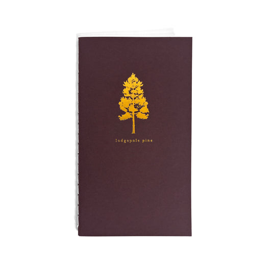 Lodgepole Pine Tree Mini Saddle Stitch Notebook