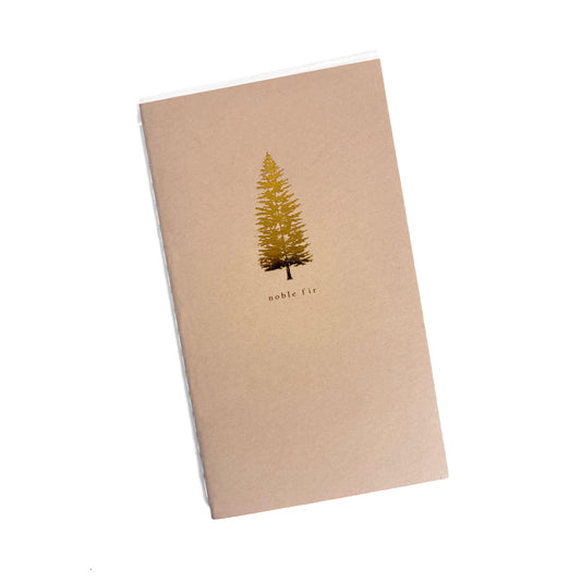 Noble Fir Mini Saddle Stitch Notebook | Cozy Woodland Notebook