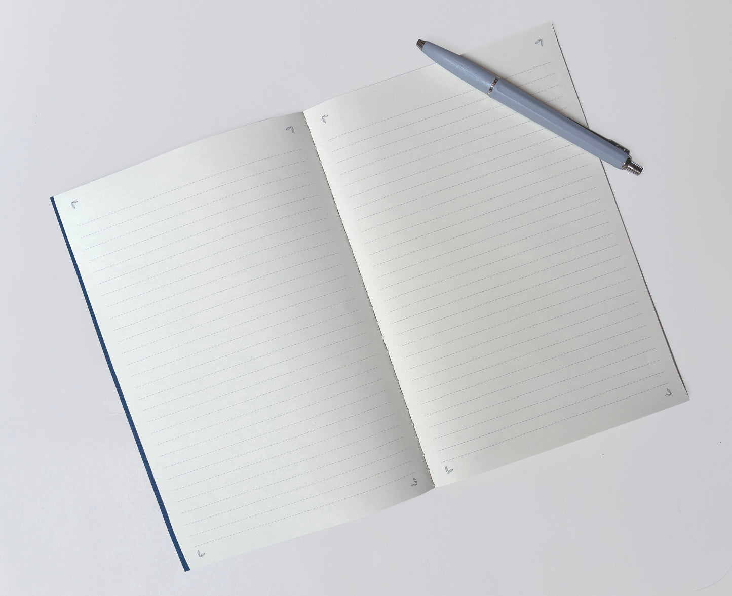 Saddle Stitch Guestbook | Classic Navy Blue Guest Log Book