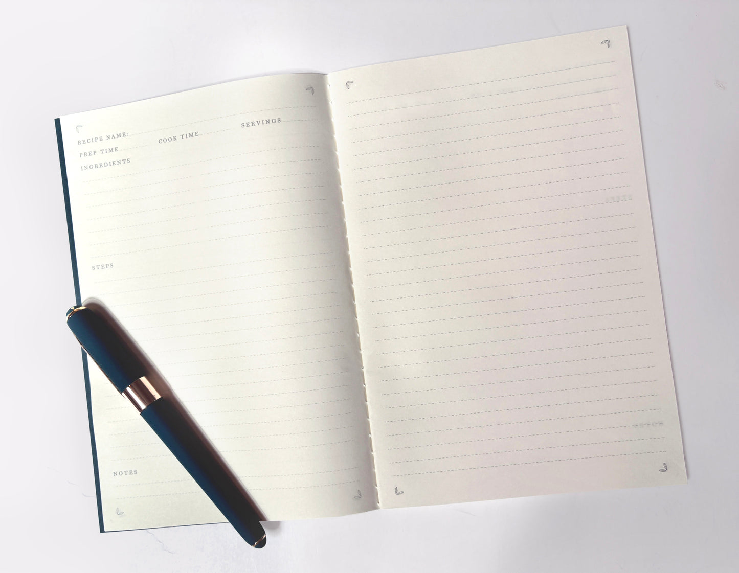 Heirloom Recipes Journal | Softcover Cooking Notebook