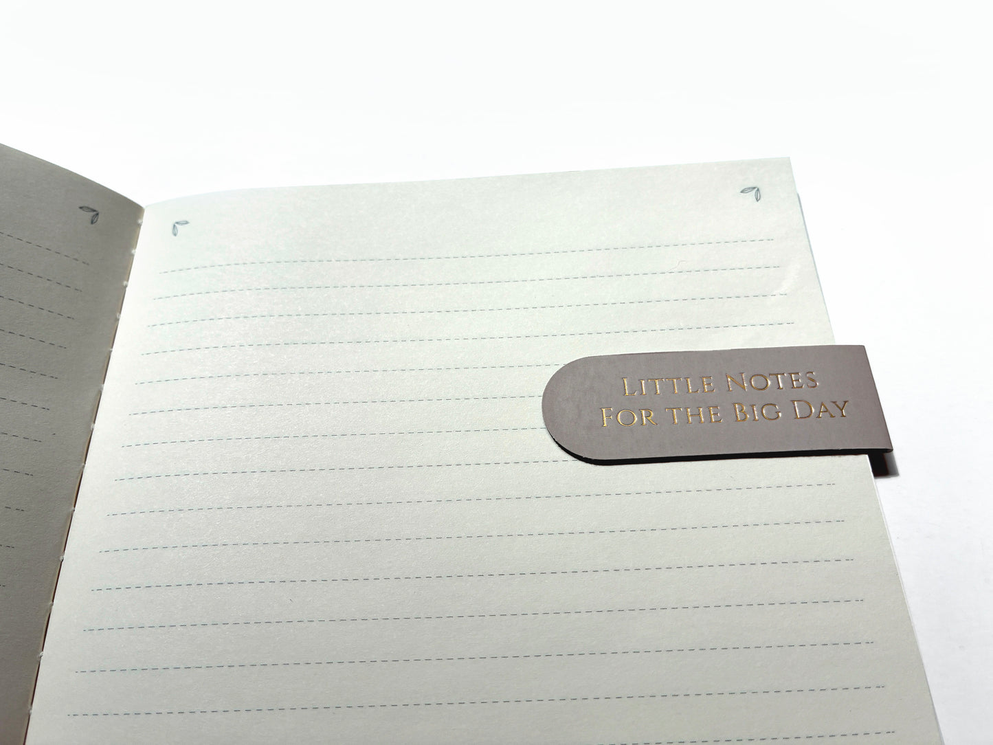 Wedding Magnetic Bookmark Trio | Embossed Engagement Gift