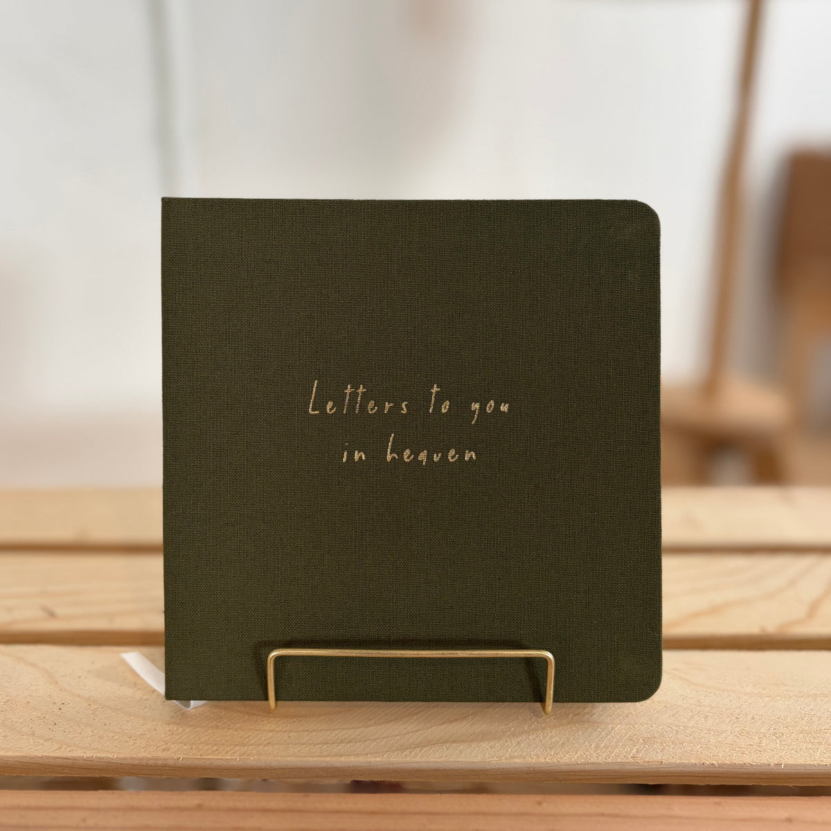 Letters to You in Heaven Linen Notebook | Grief Journal
