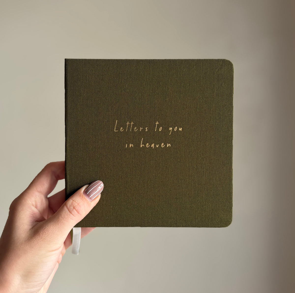 Letters to You in Heaven Linen Notebook | Grief Journal