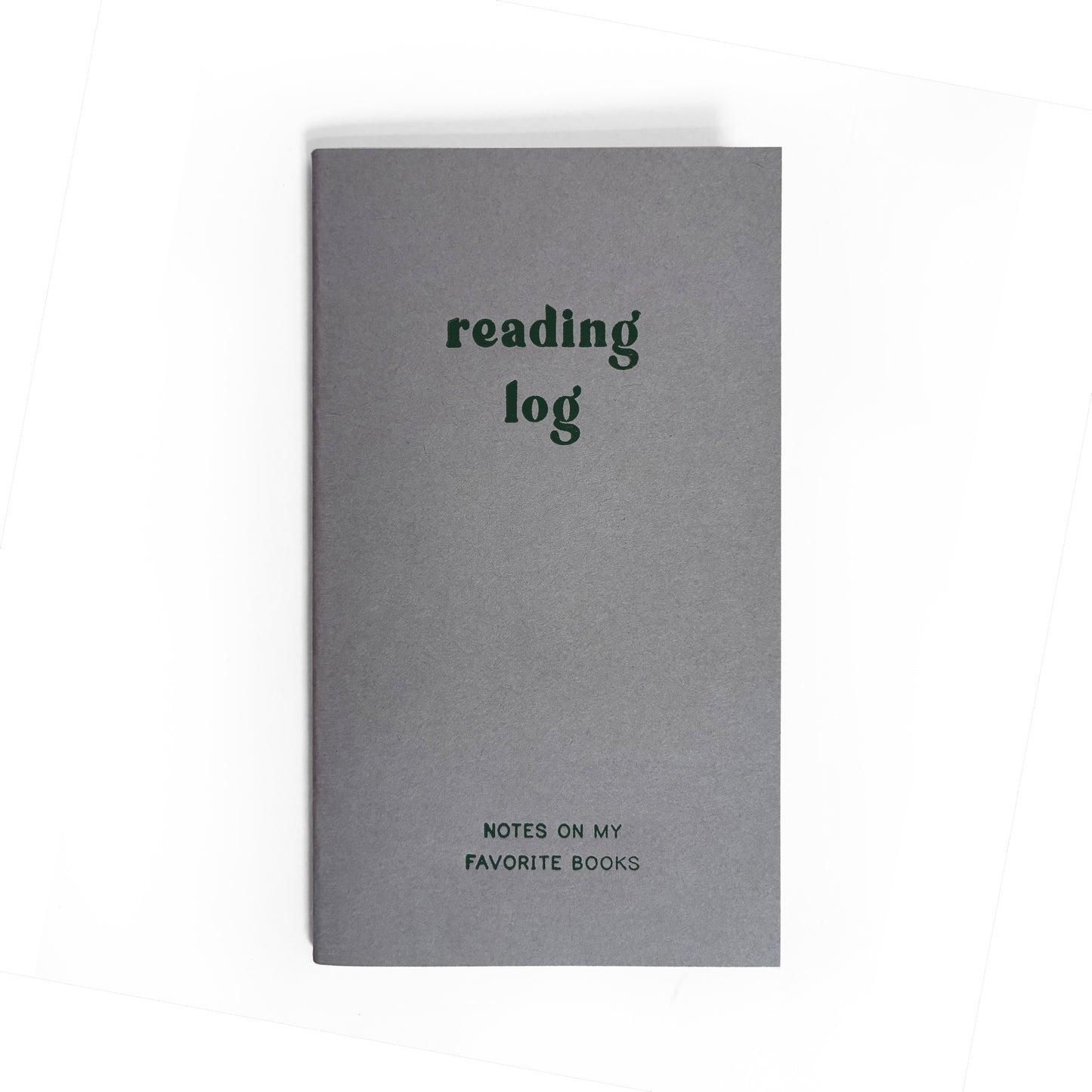 Reading Log Mini Saddle Stitch Notebook | Notes on My Favorite Books