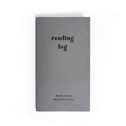 Reading Log Mini Saddle Stitch Notebook | Notes on My Favorite Books