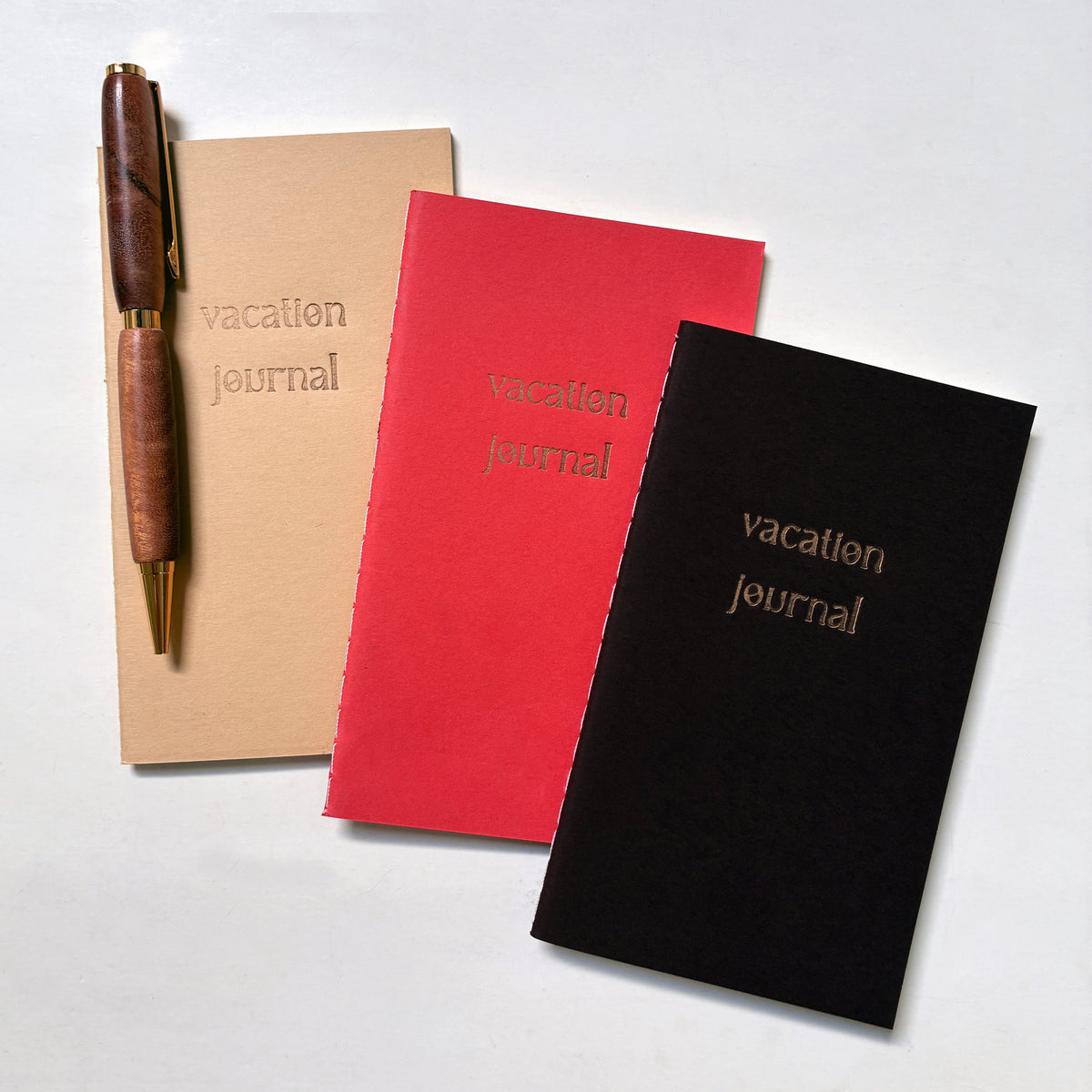 Vacation Journal Mini Saddle Stitch Notebook | Tiny Travel Notebook