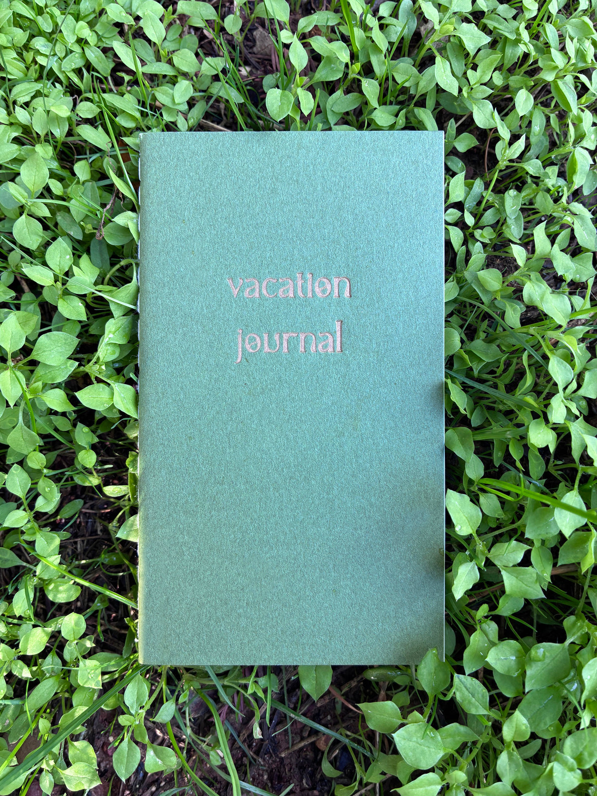 Vacation Journal Mini Saddle Stitch Notebook | Tiny Travel Notebook