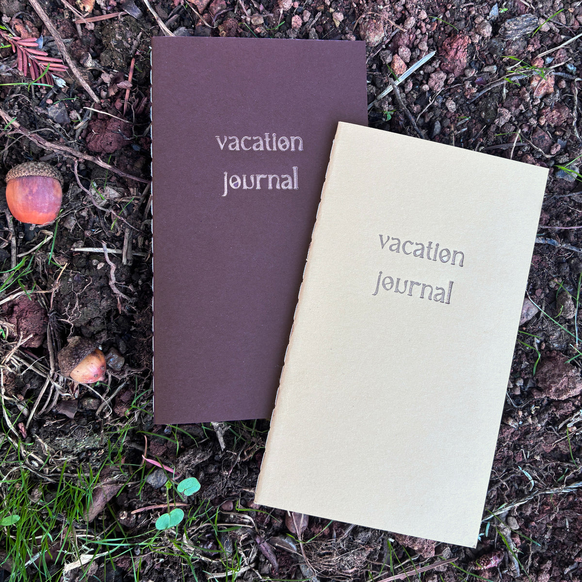 Vacation Journal Mini Saddle Stitch Notebook | Tiny Travel Notebook