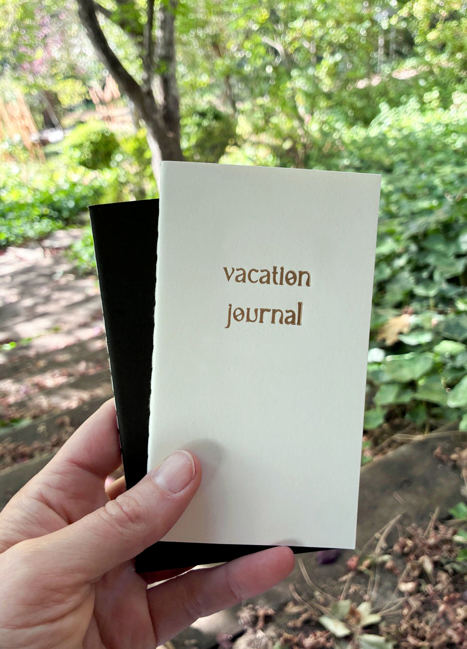 Vacation Journal Mini Saddle Stitch Notebook | Tiny Travel Notebook