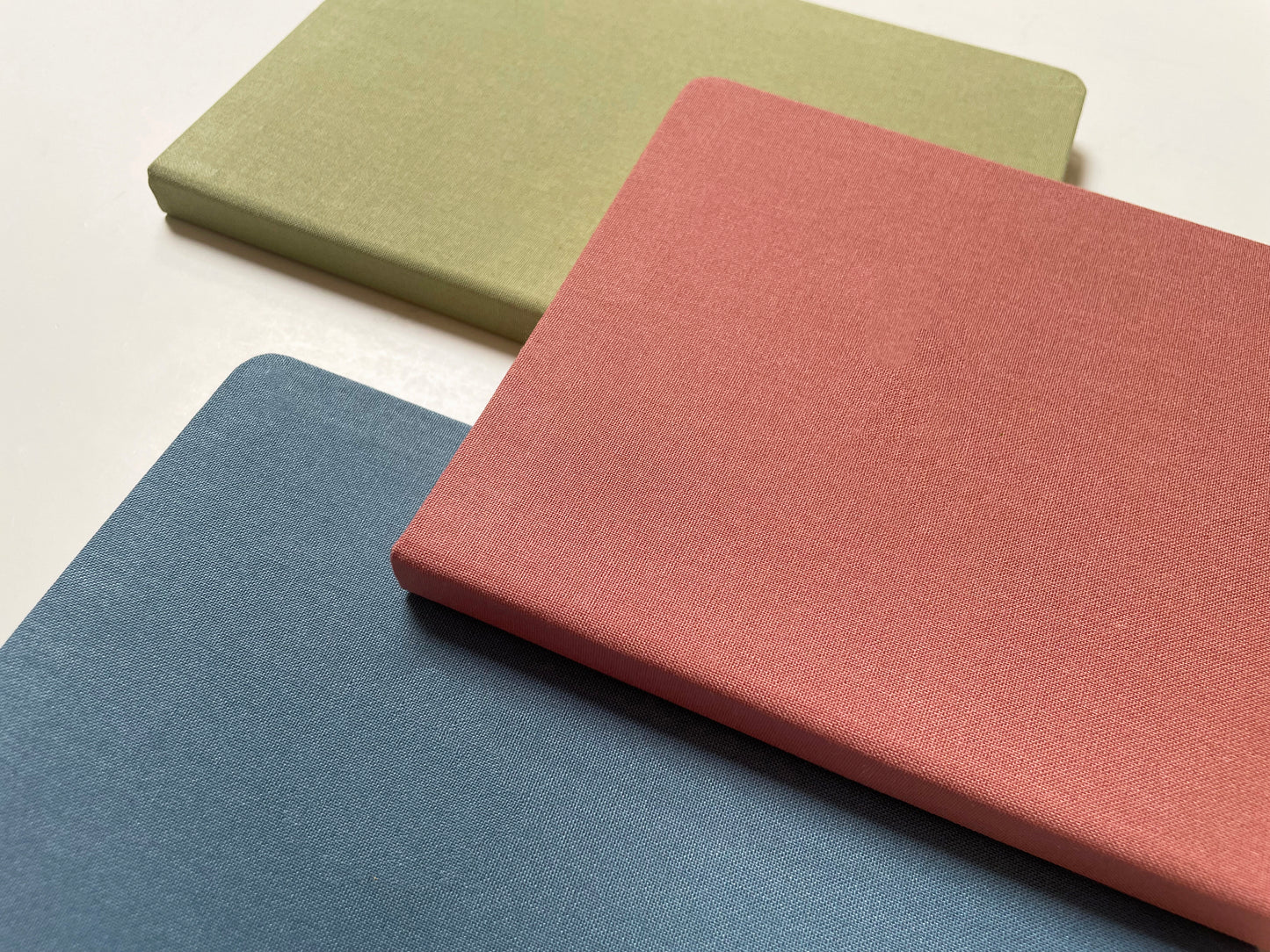 Blank A5 Linen Notebook - Vintage Pastels