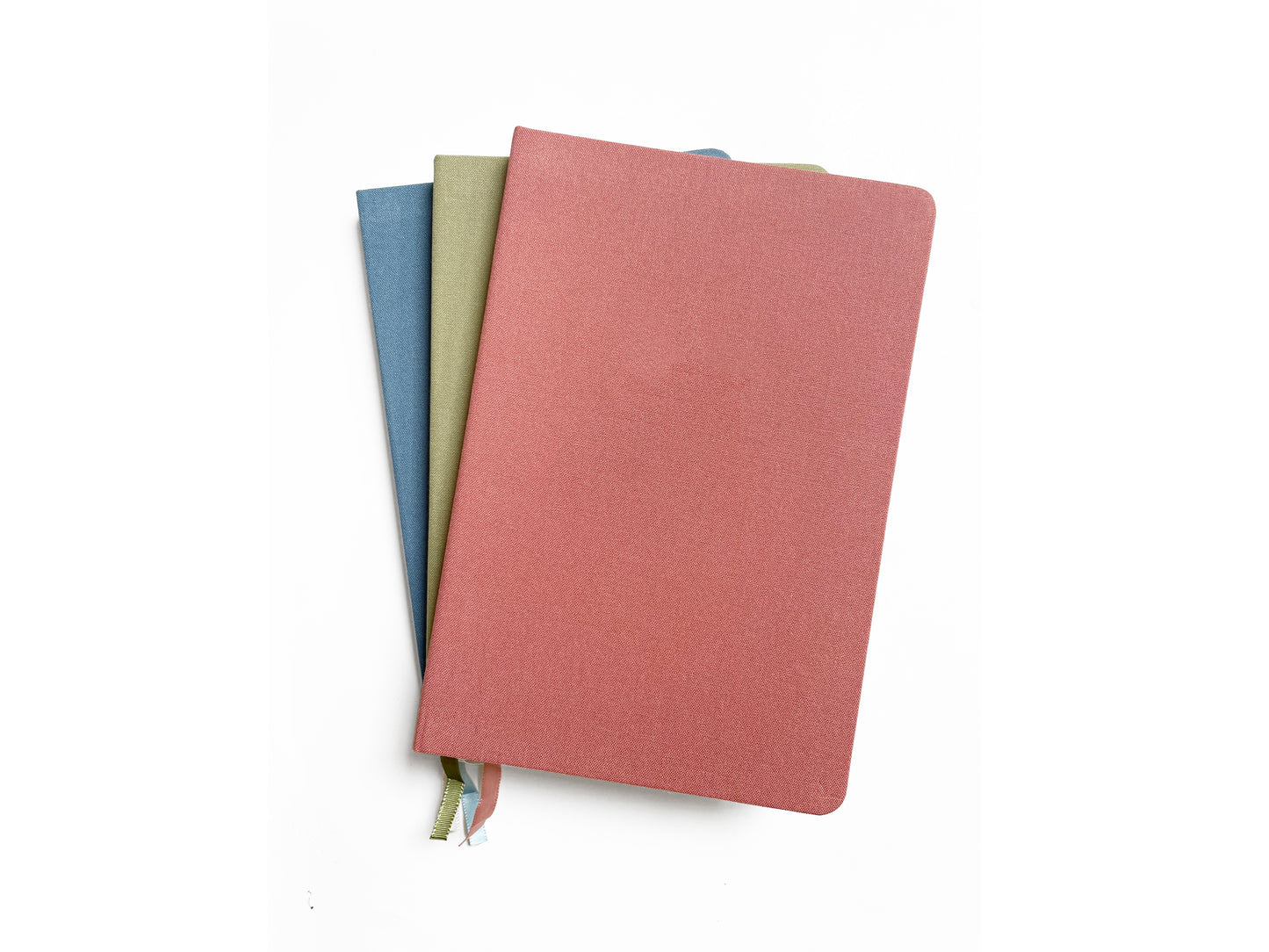 Blank A5 Linen Notebook - Vintage Pastels