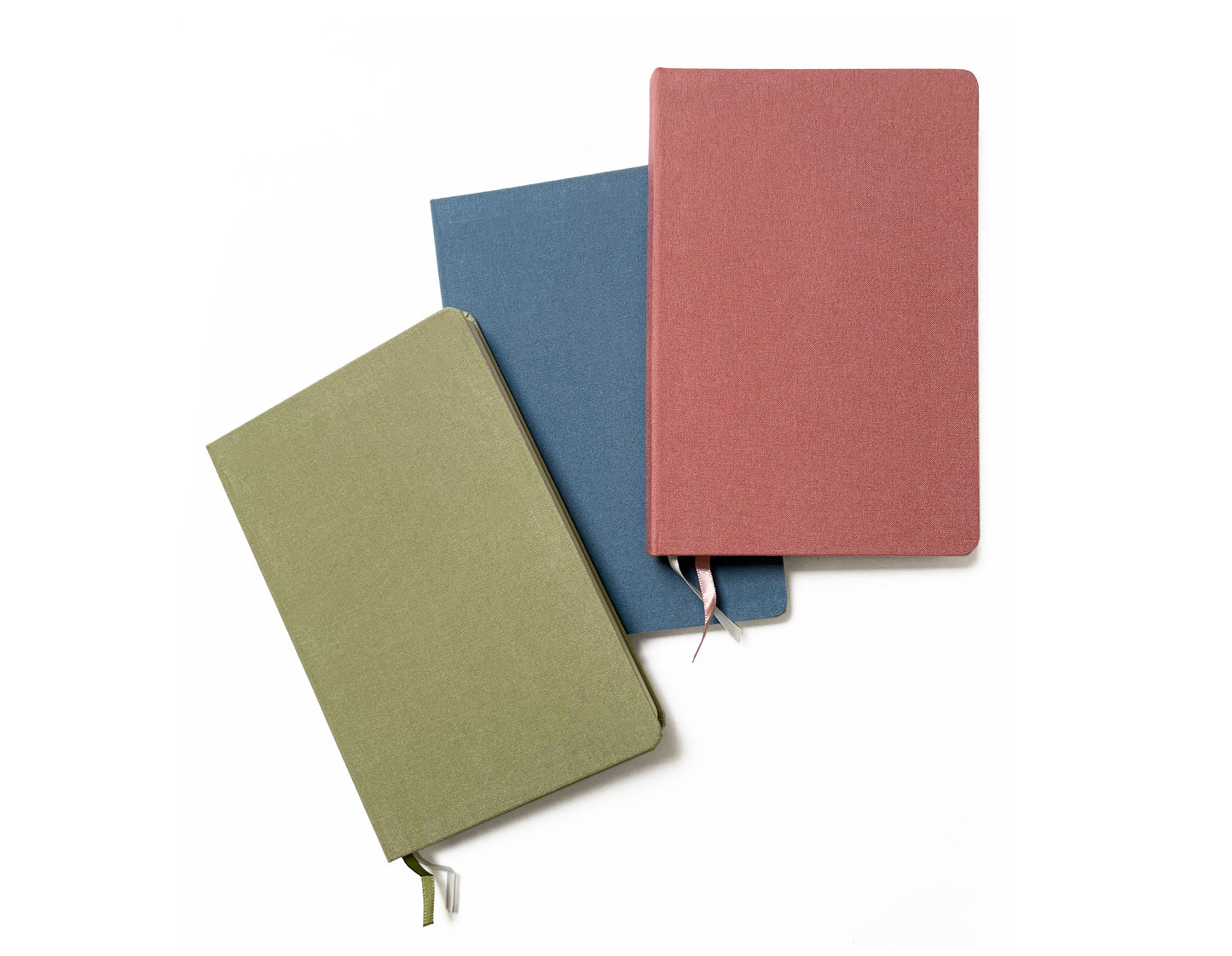 Blank A5 Linen Notebook - Vintage Pastels