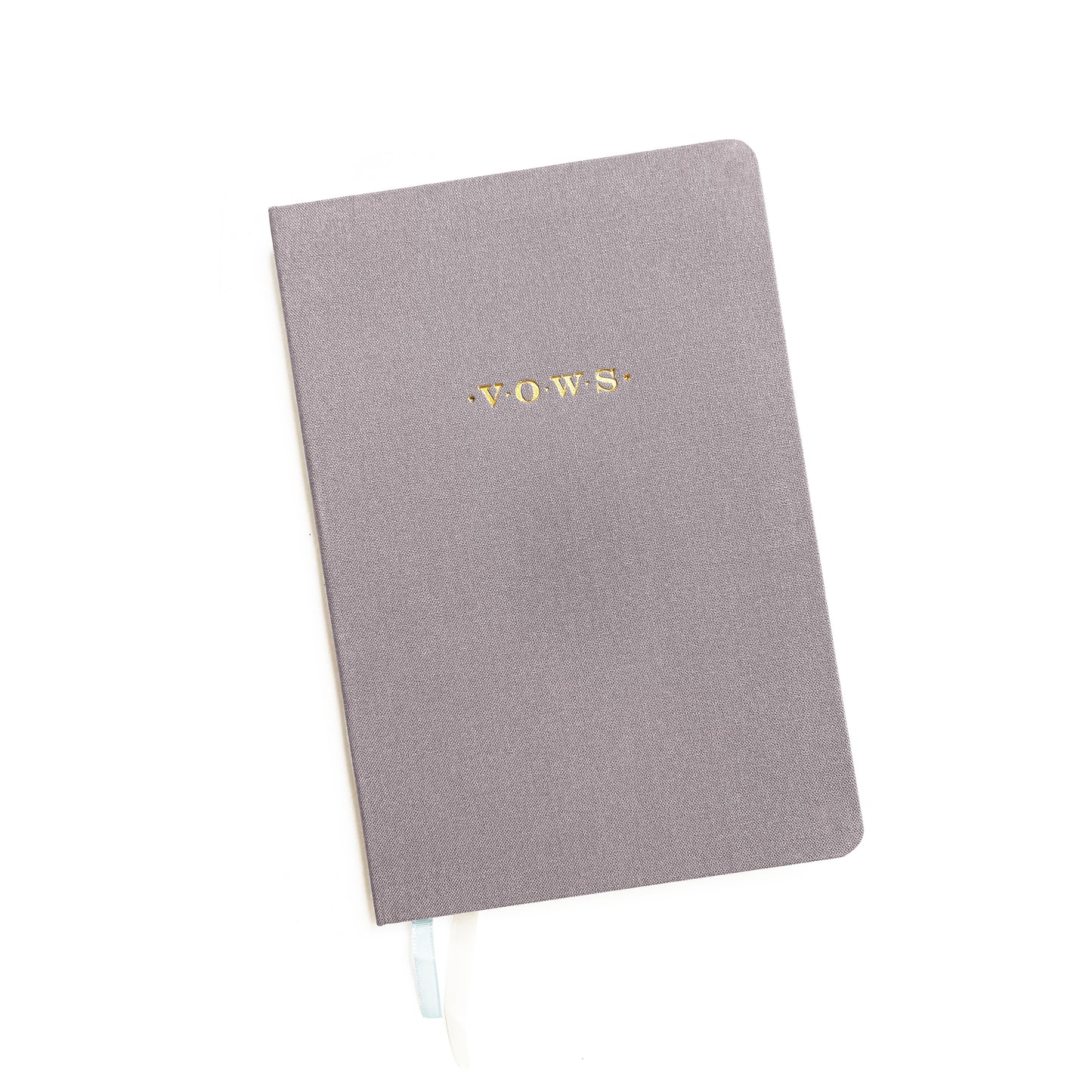 Wedding Vows Foil Embossed Linen Notebook | Soft Vintage Hues