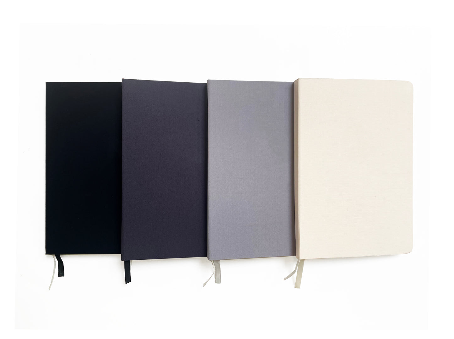 Blank A5 Linen Notebook - Neutral Tones