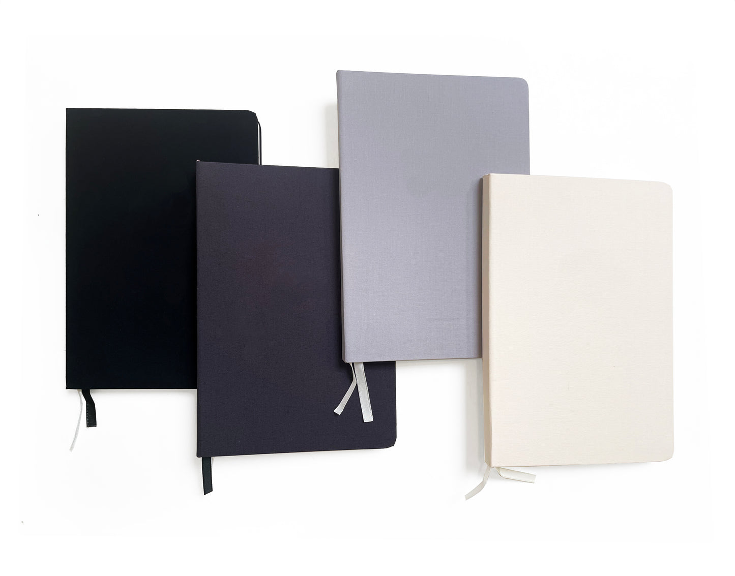 Blank A5 Linen Notebook - Neutral Tones